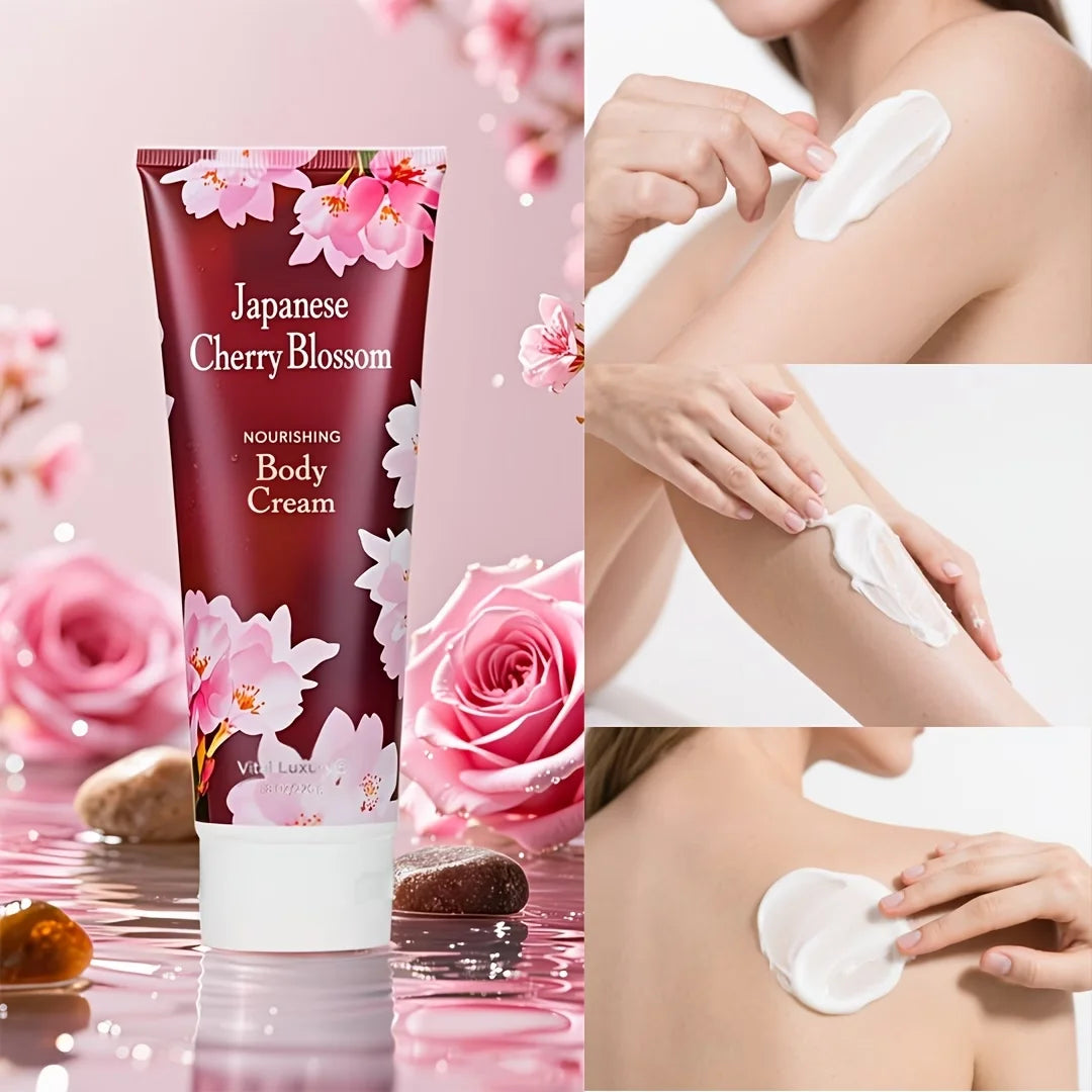 VITAL LUXURY Japanese Cherry Blossom Bath and Body Care Set