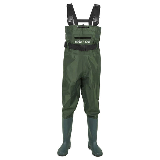 Night Cat Breathable Waterproof Chest Wader For Men And Women With Boots