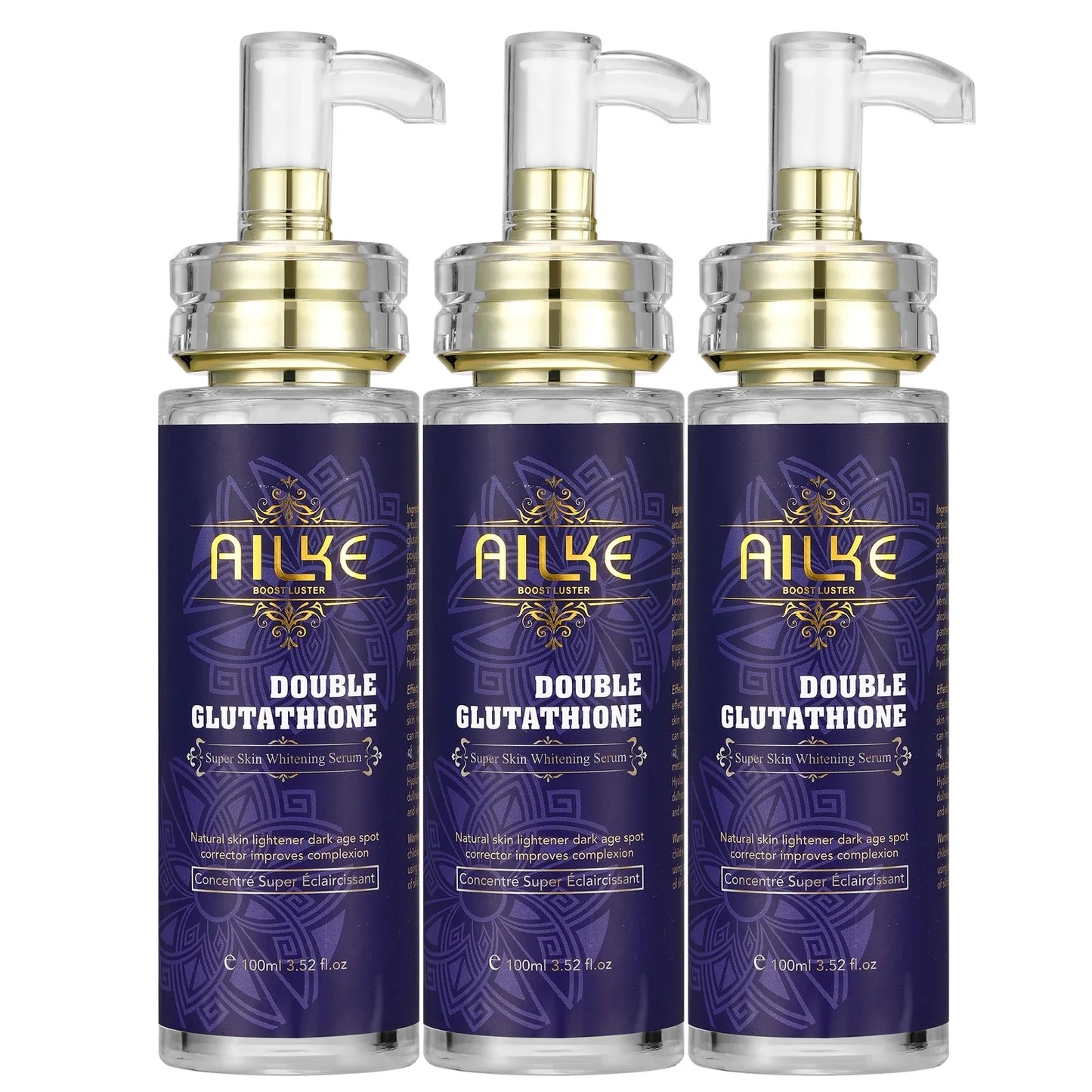 AILKE Glutathione Whitening Skin Care Set For Even Skin Tone