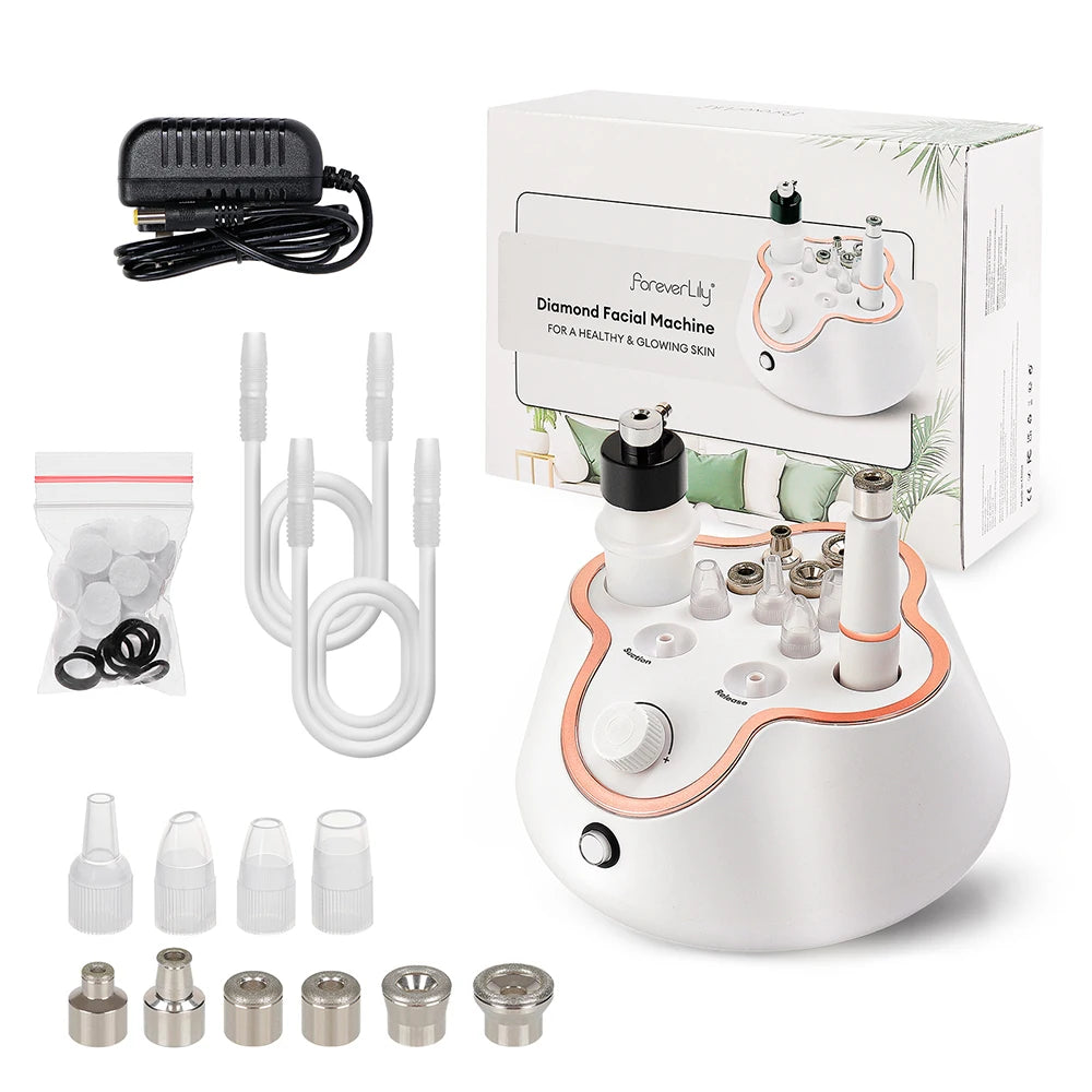Foreverlily 3 in 1 Diamond Microdermabrasion Machine Water Spray