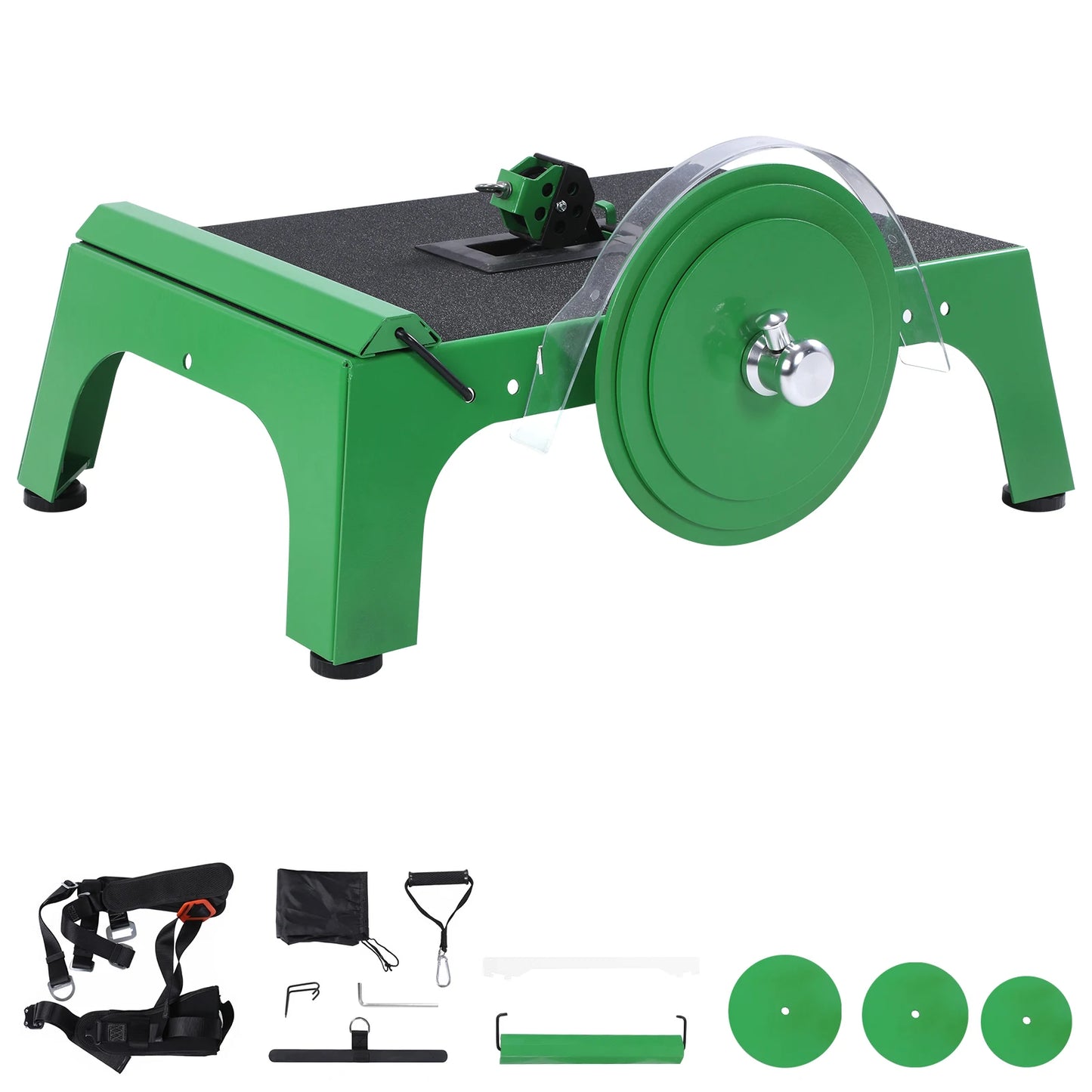 Flywheel Trainer With Adjustable Length Strap For Home Office Travel