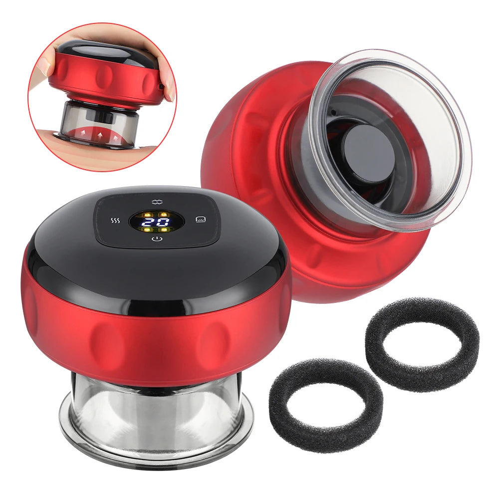 PastSky Rechargeable Smart Cupping Device With Electric Heating