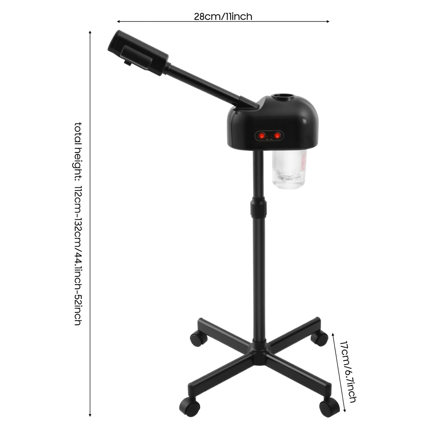 Professional Facial Steamer Floor Standing 800W US Plug