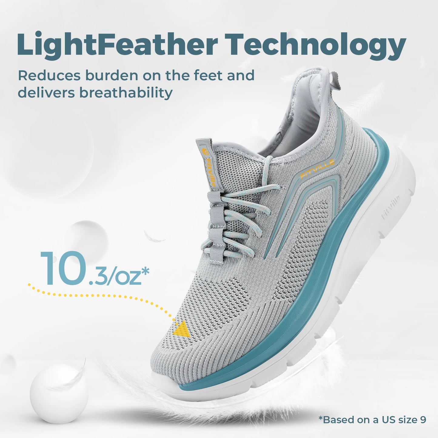 Fitville Cloud Strider V1 Running Shoes For Wide Feet