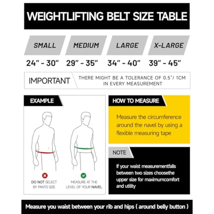 Tapered Lever Weight Lifting Belt For Powerlifting