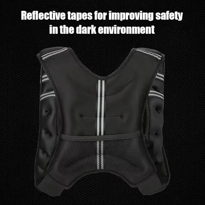 NONECN Weighted Vest 12-30 Lb With Weights Adjustable