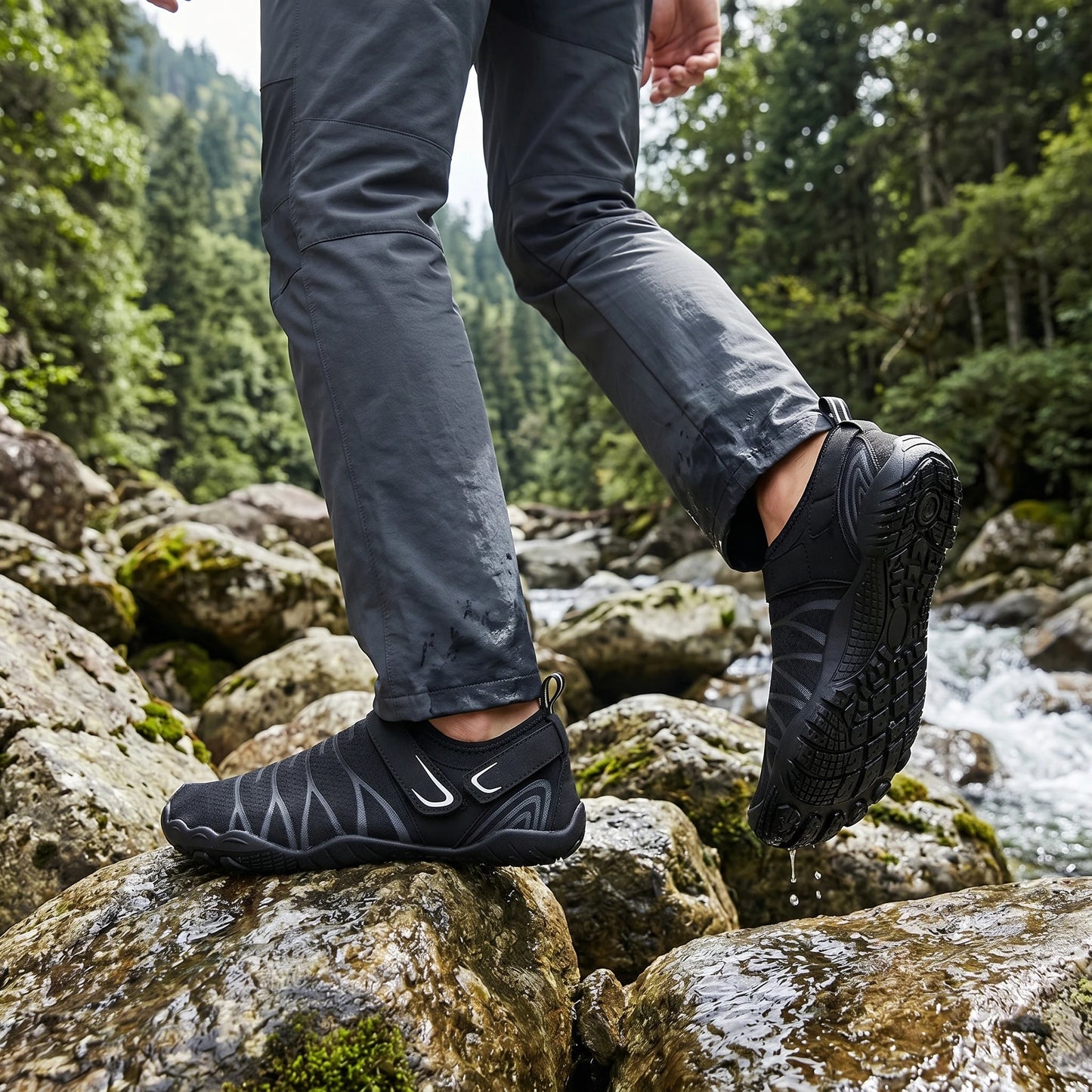 Men Water Shoes Barefoot Shoes Quick Dry Lightweight Swim Sneakers