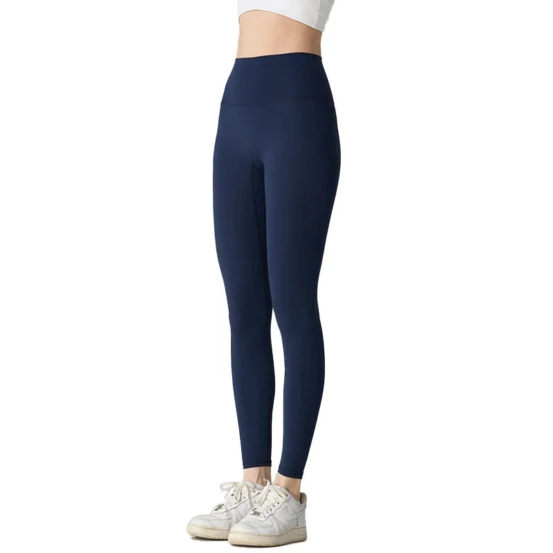 Zhumu Gym Yoga Leggings High Waist Breathable Quick Dry