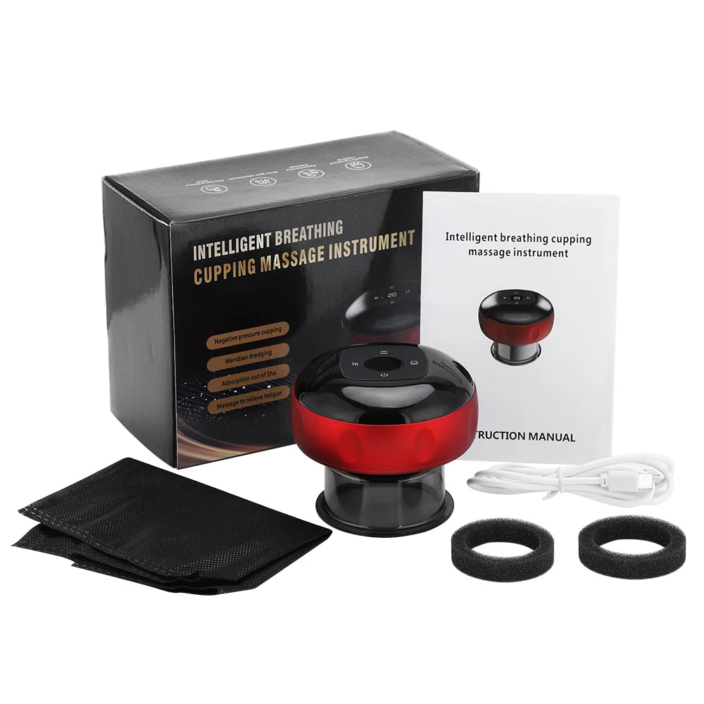 PastSky Rechargeable Smart Cupping Device With Electric Heating