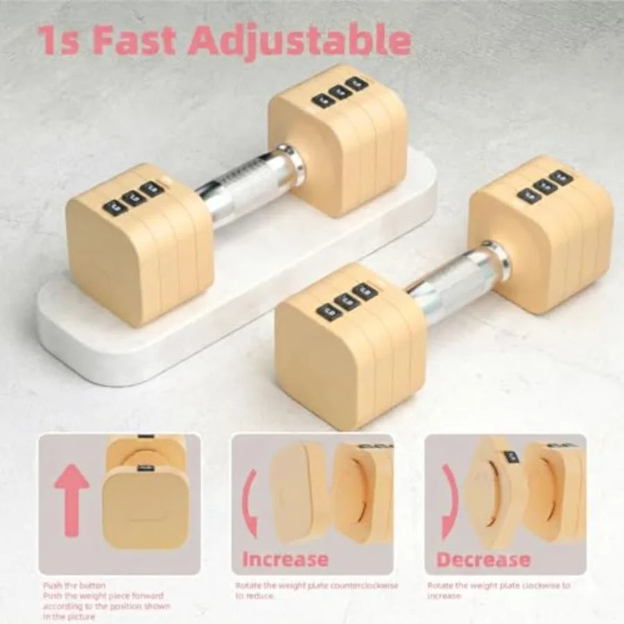 Dumbbell Set For Home Gym Five In One Free Weights