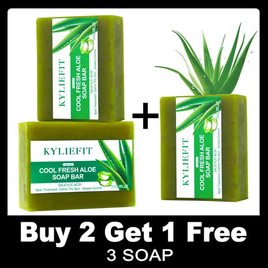 AILKE Aloe Brightening Soap Bar For Face And Body Daily Use