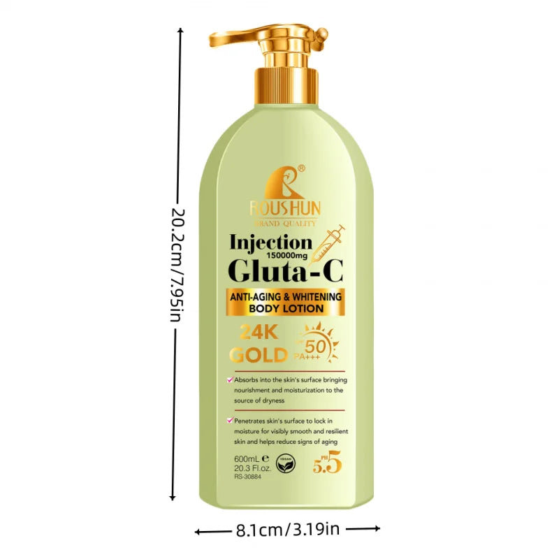 ROUSHUN Gluta-C Sun Cream 2-in-1 Moisturizing Body Lotion