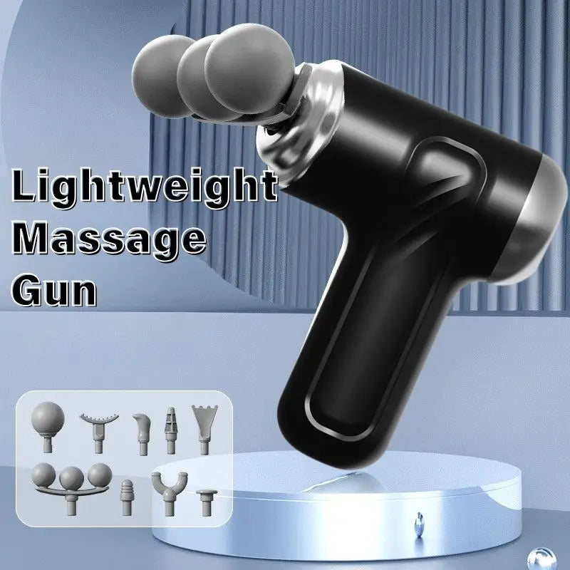 Triple Mini Fascia Gun With 6 Modes For Body Relaxation