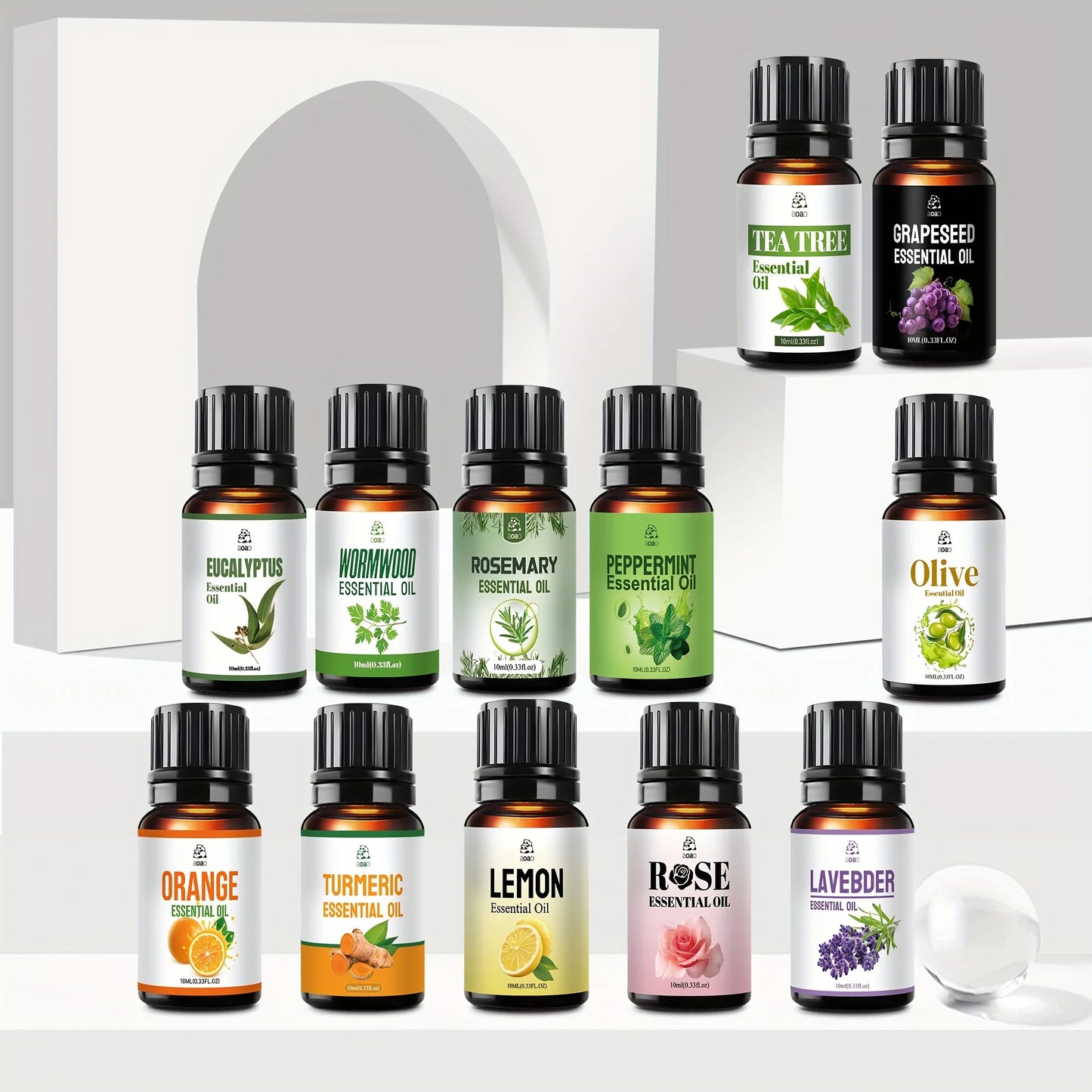 Aoao Skin Care Blend Essential Oils Set For Facial Massage