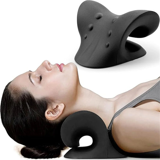 C Shaped Pillow Neck And Shoulder Relaxer For TMJ Pain Relief And Alignment