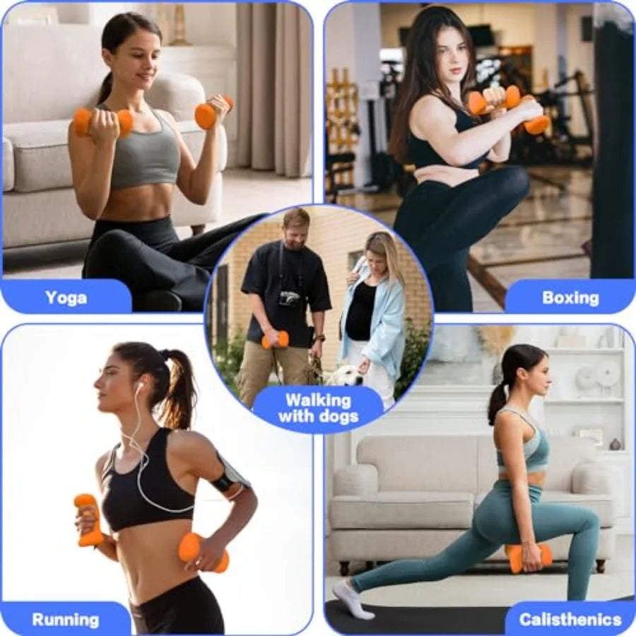 SHXI Ergonomic Dumbbells Set For Home Strength Training For Women