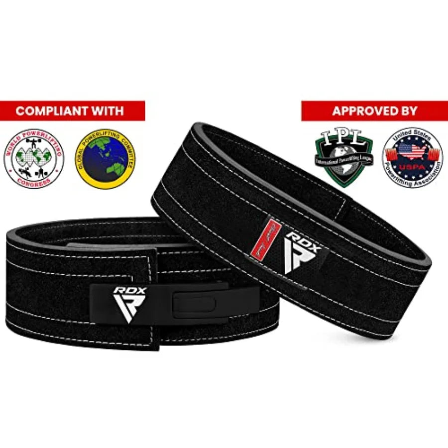 Weight Lifting Belt Powerlifting IPL USPA Approved Back Support Buckle