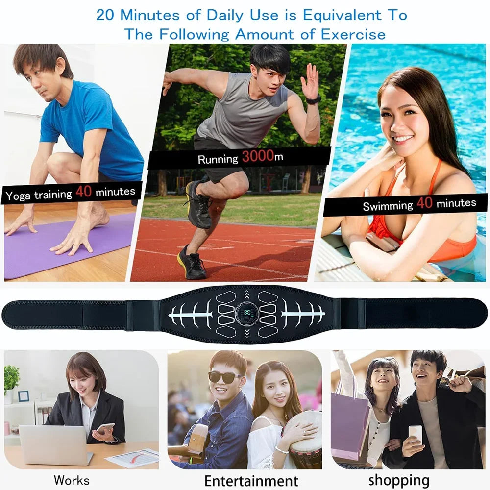 Brangdy EMS Muscle Stimulator Abs Trainer Body Massager