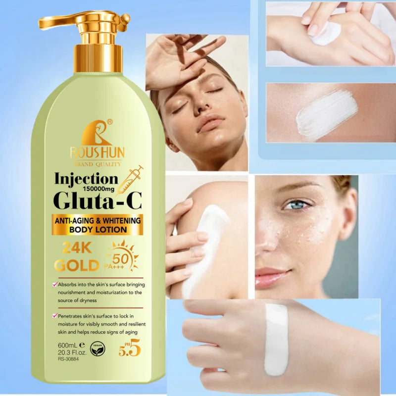 ROUSHUN Gluta-C Sun Cream 2-in-1 Moisturizing Body Lotion