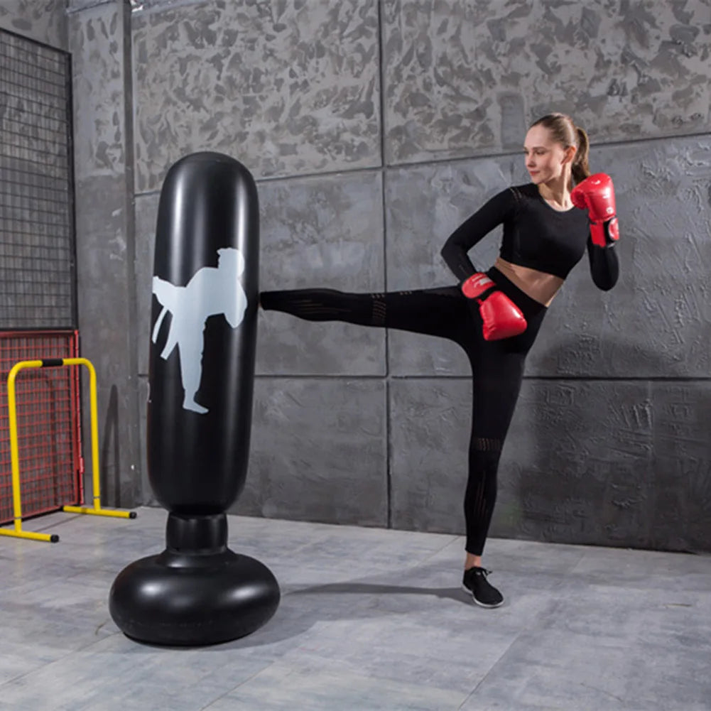 APWIKOGER PVC Inflatable Boxing Bag Tumbler for Kids and Adults
