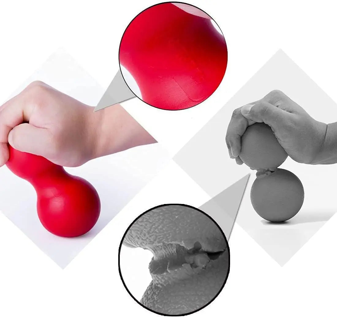 Peanut Massage Ball Roller For Myofascial Release And Trigger Point Therapy