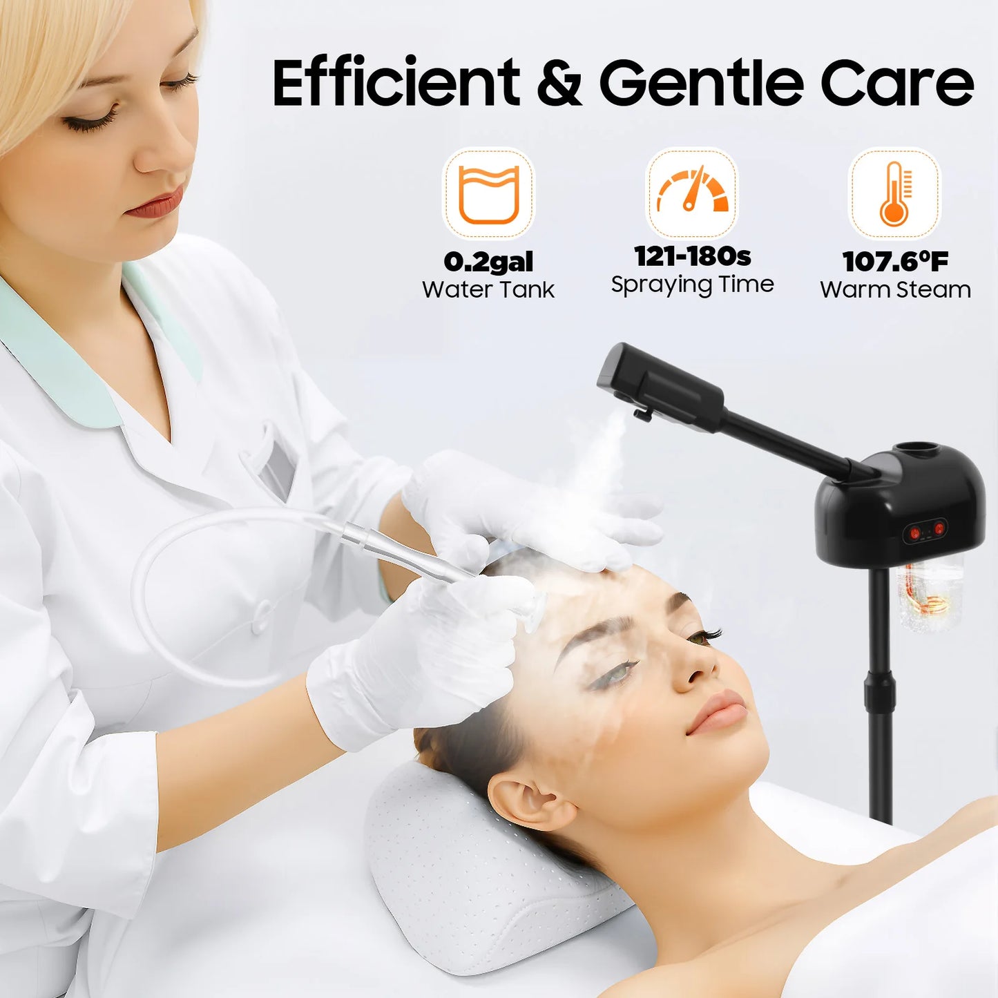 Professional Facial Steamer Floor Standing 800W US Plug