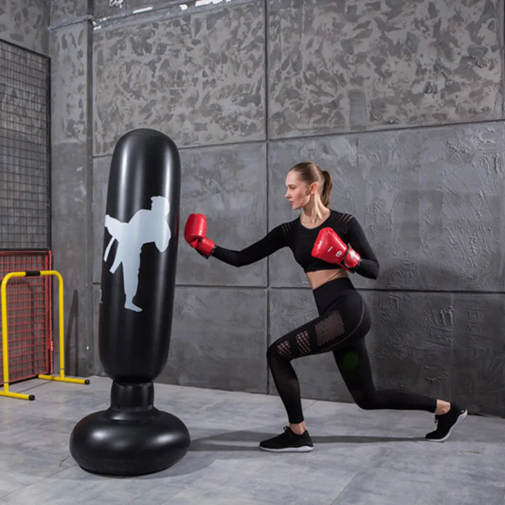 APWIKOGER PVC Inflatable Boxing Bag Tumbler for Kids and Adults