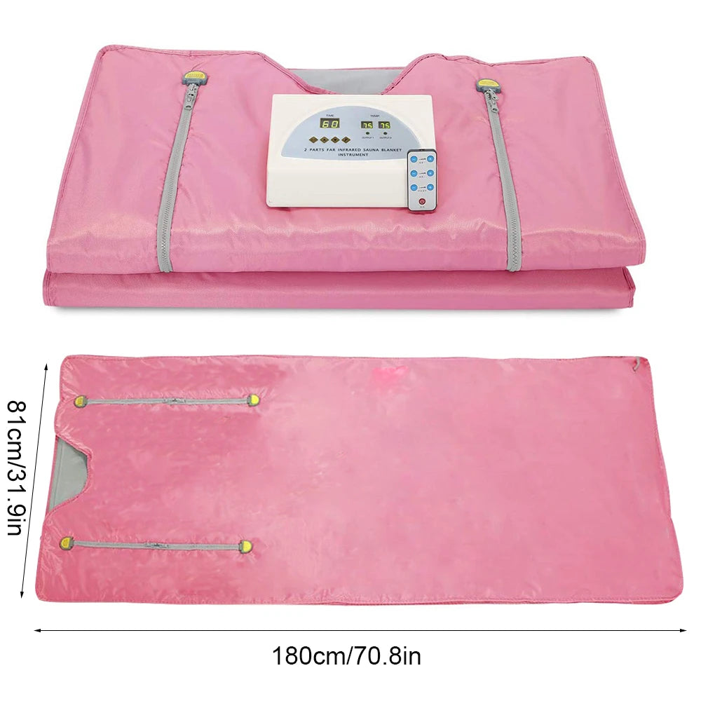 Two Zone Thermal Sauna Blanket For Weight Loss And Detox
