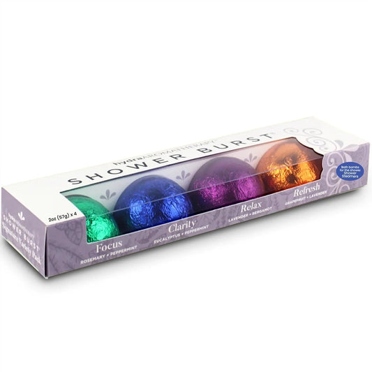Aromatherapy Shower Burst Variety Pack 100 Percent Pure Essential Oils