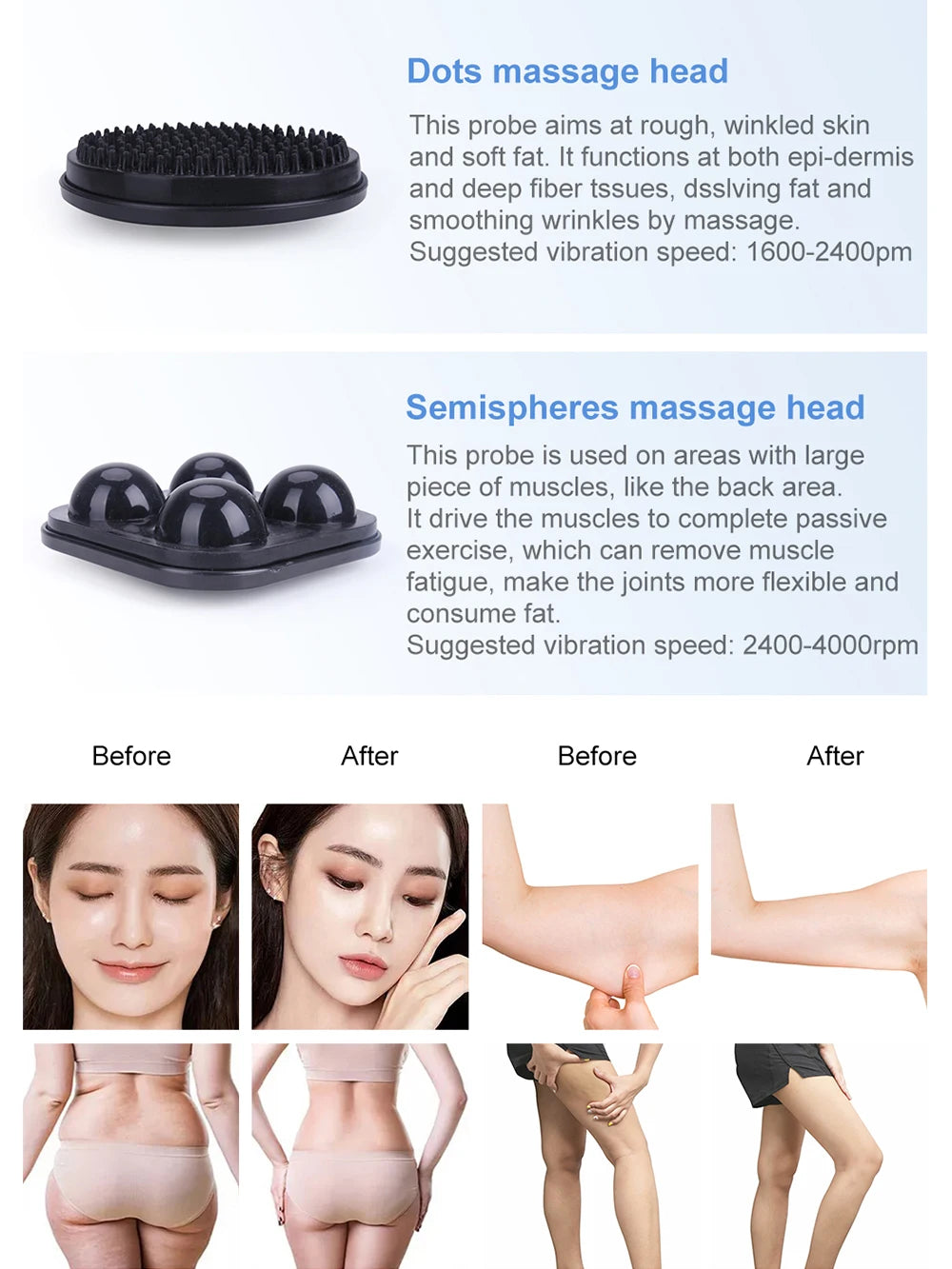 AOKO G5 Vibrating Massage Machine With Five Heads For Spa