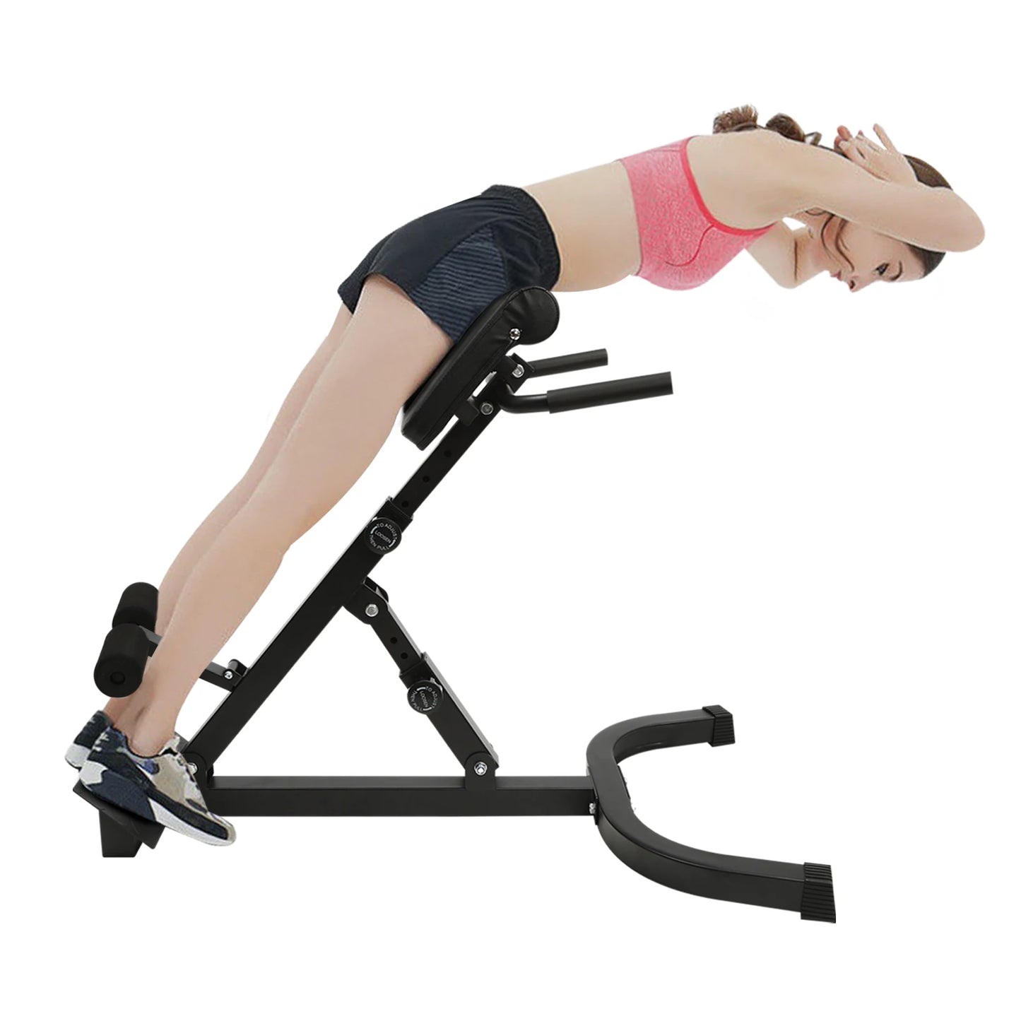 Home Fitness Adjustable Roman Chair Hyperextension Back Extension Bench