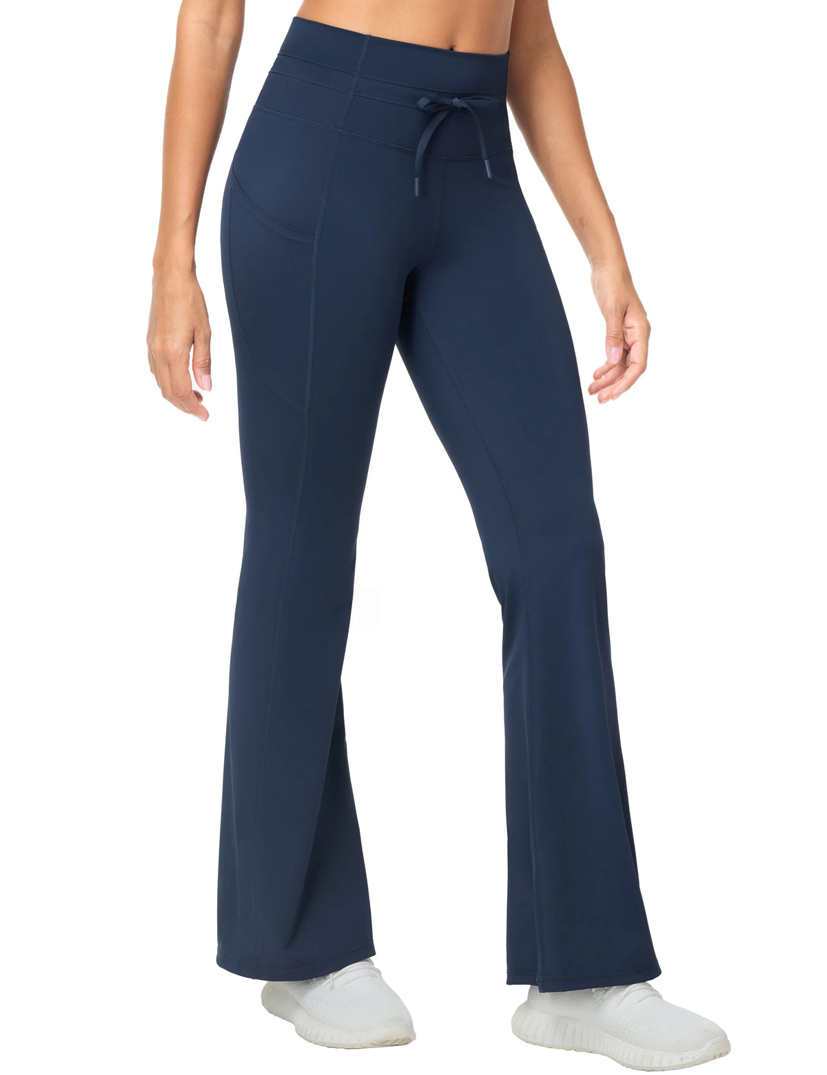 THE GYM PEOPLE Women's High Waisted Flare Yoga Leggings
