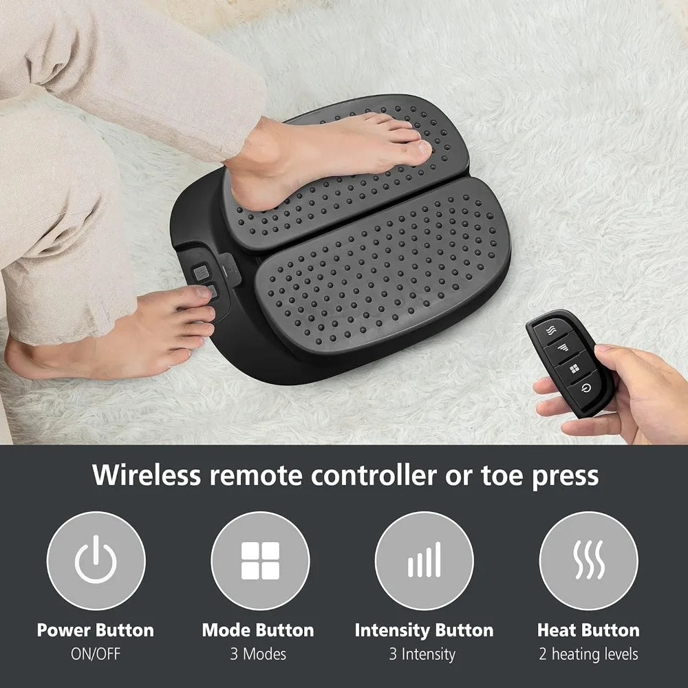 Snailax Foot Massager Heat And Adjustable Vibration For Plantar Fasciitis
