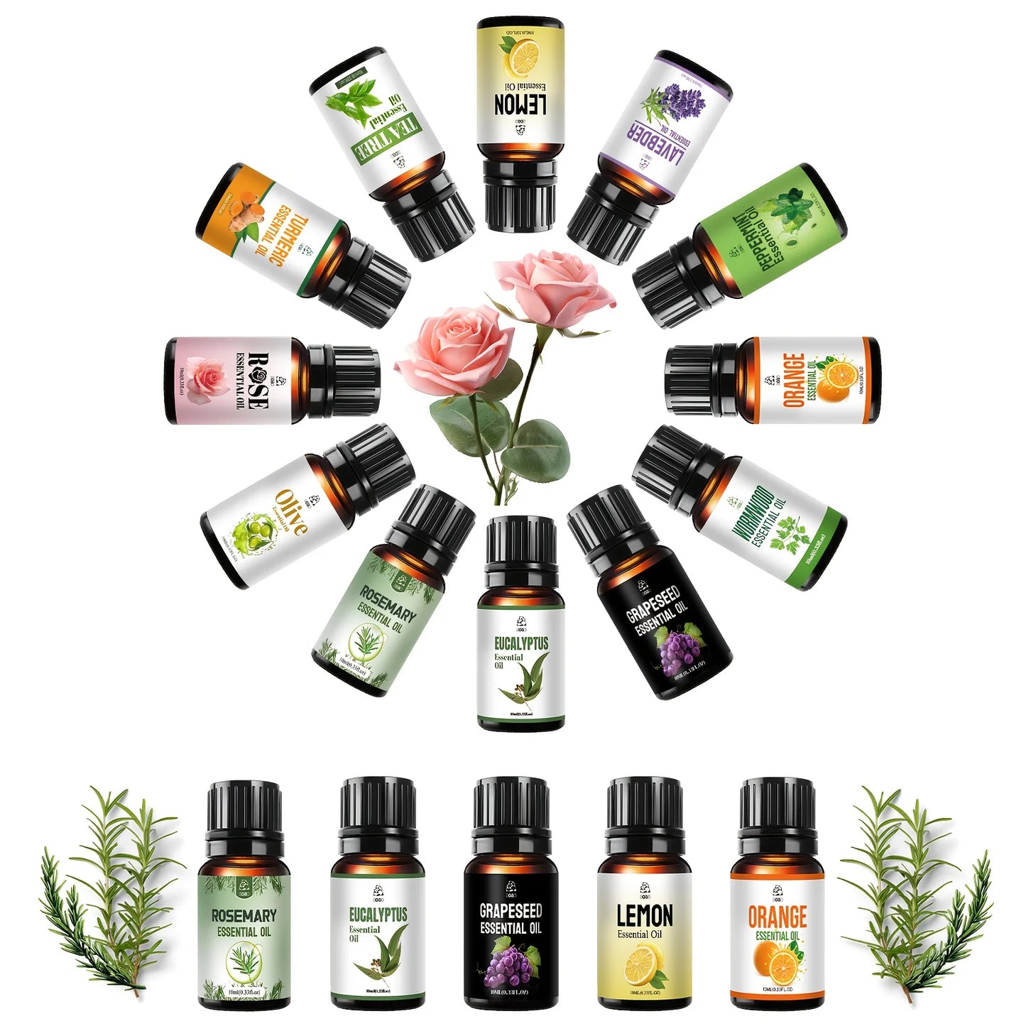 Aoao Skin Care Blend Essential Oils Set For Facial Massage