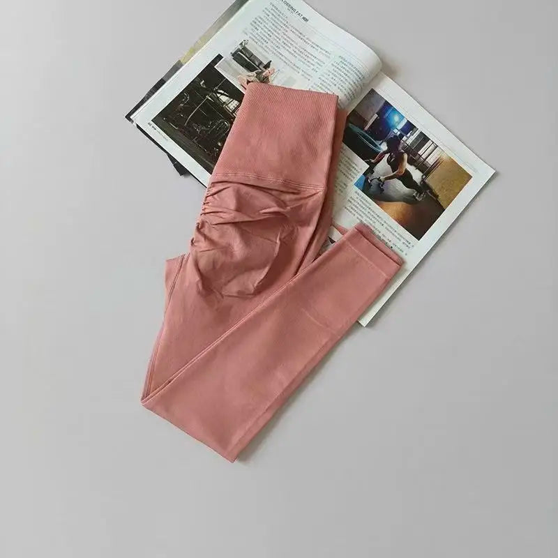 Seamless High Waist Yoga Pants For Gym Running Quick Dry