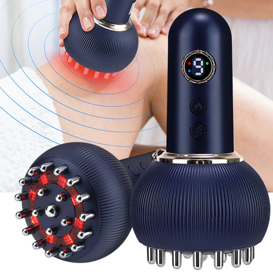 Hailicare Meridian Brush Gua Sha Massager EMS Full Body