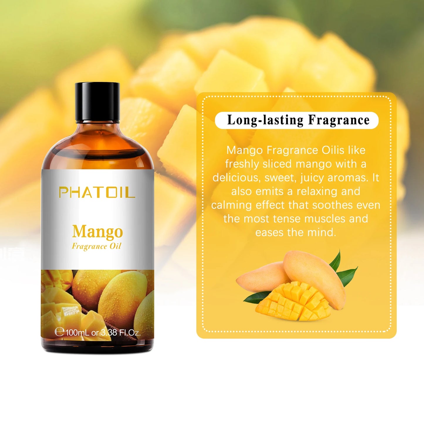 PHATOIL Coconut Peach Blueberry Mango Fragrance Oil For Diffuser