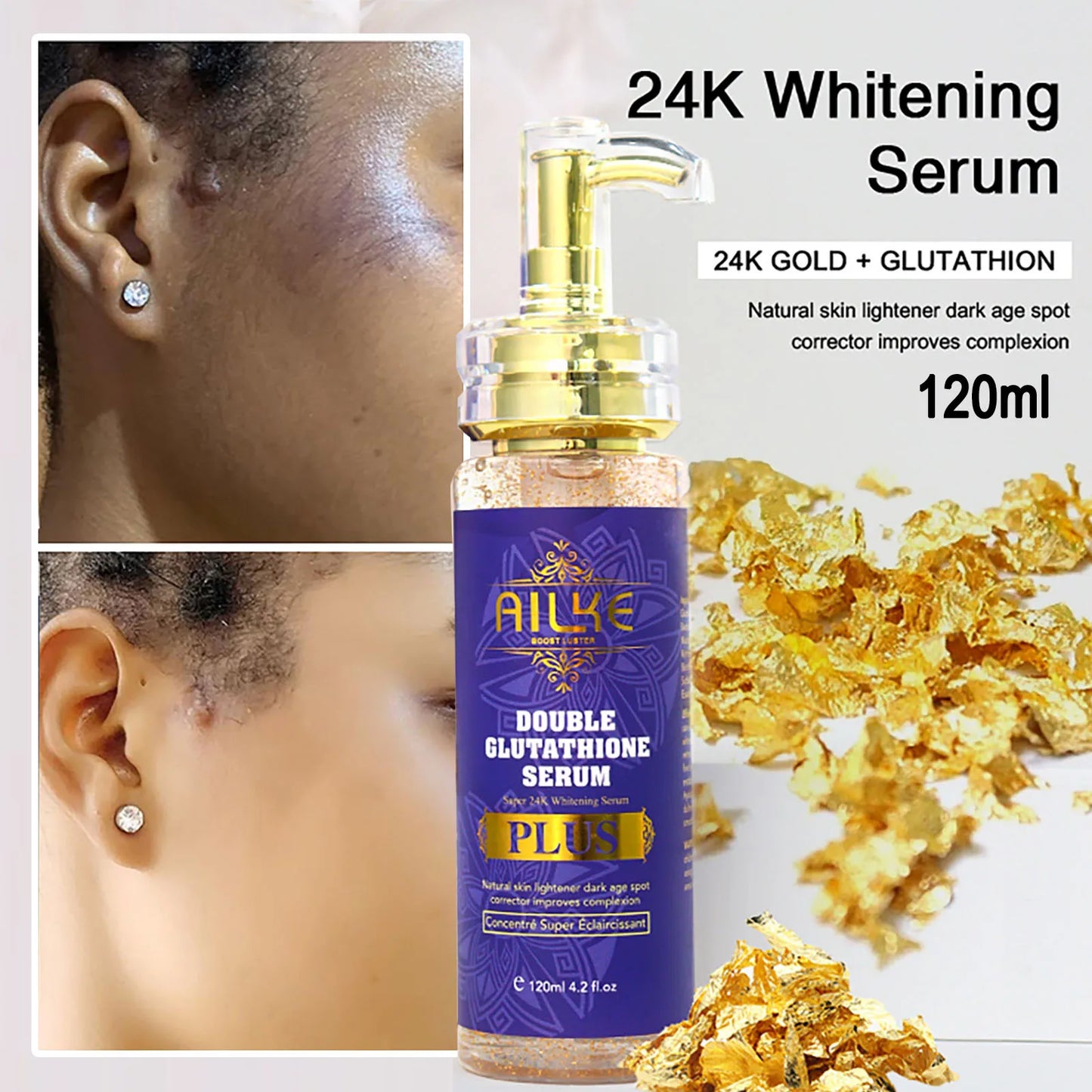 AILKE Brightening Body Milk Moisturizing For Uneven Skin Tone All Skin Types