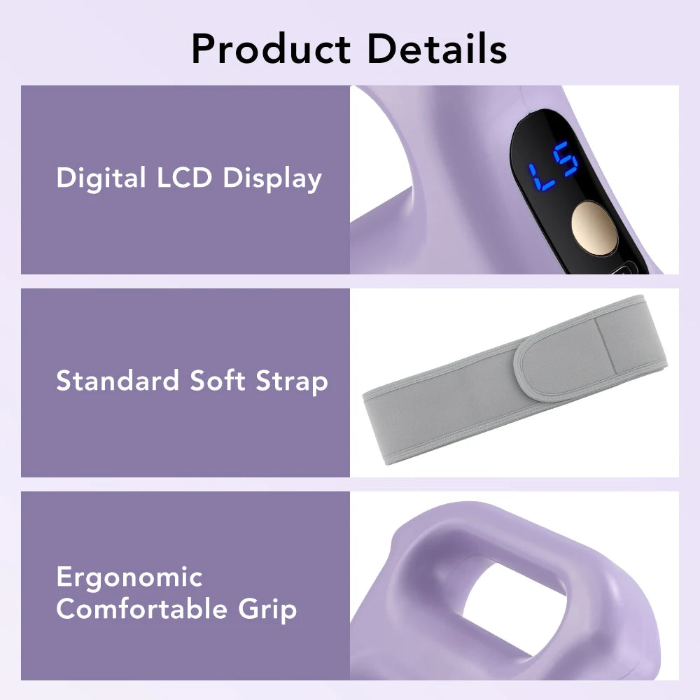 Hailicare Electric Fascia Massager With Ergonomic Dual Ring Design