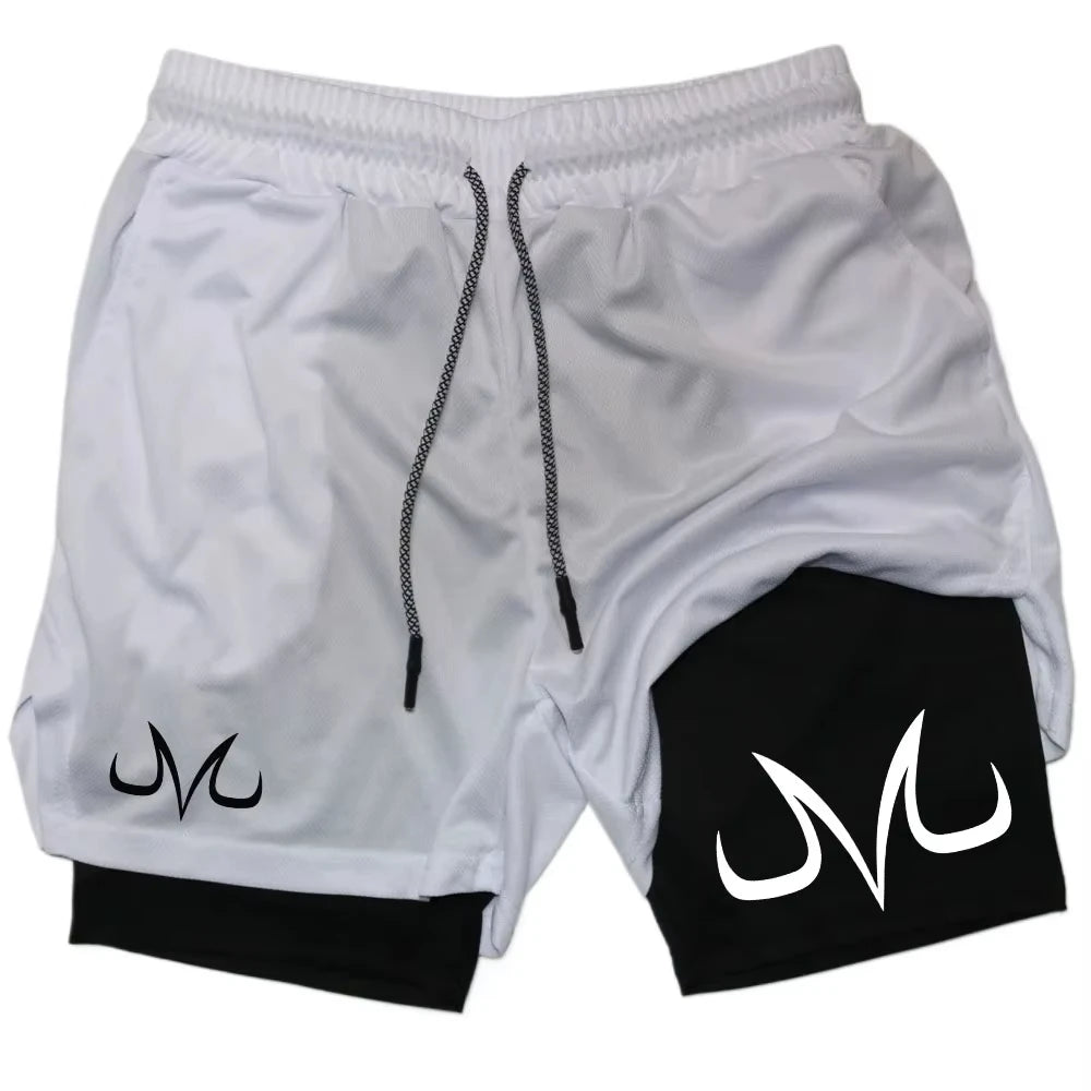 Anime Performance Shorts Toji Printed Running Mesh TwoInOne