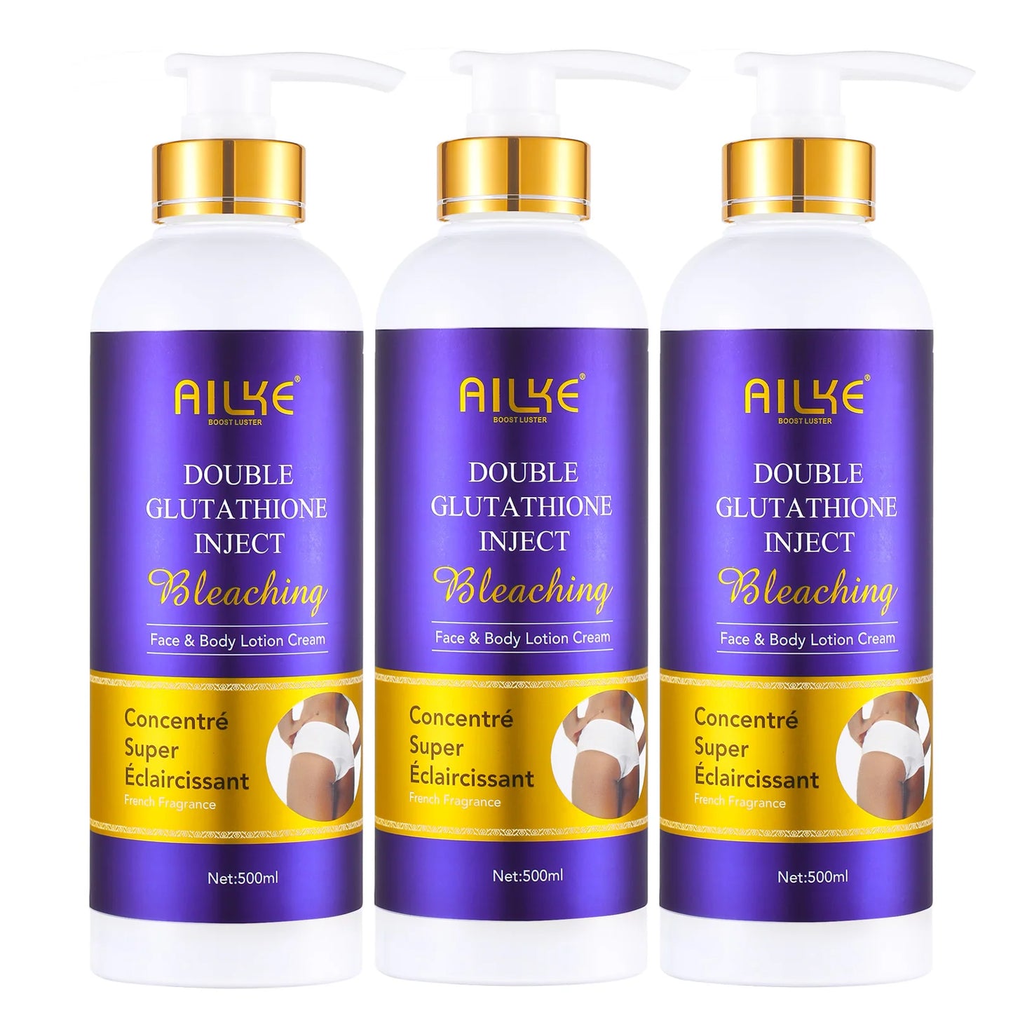 AILKE Glutathione Whitening Skin Care Set For Even Skin Tone