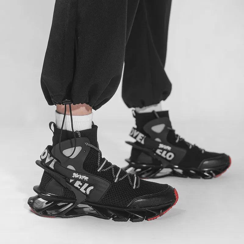 Lexsan Men Casual Shoes Breathable Lace Up Sneakers