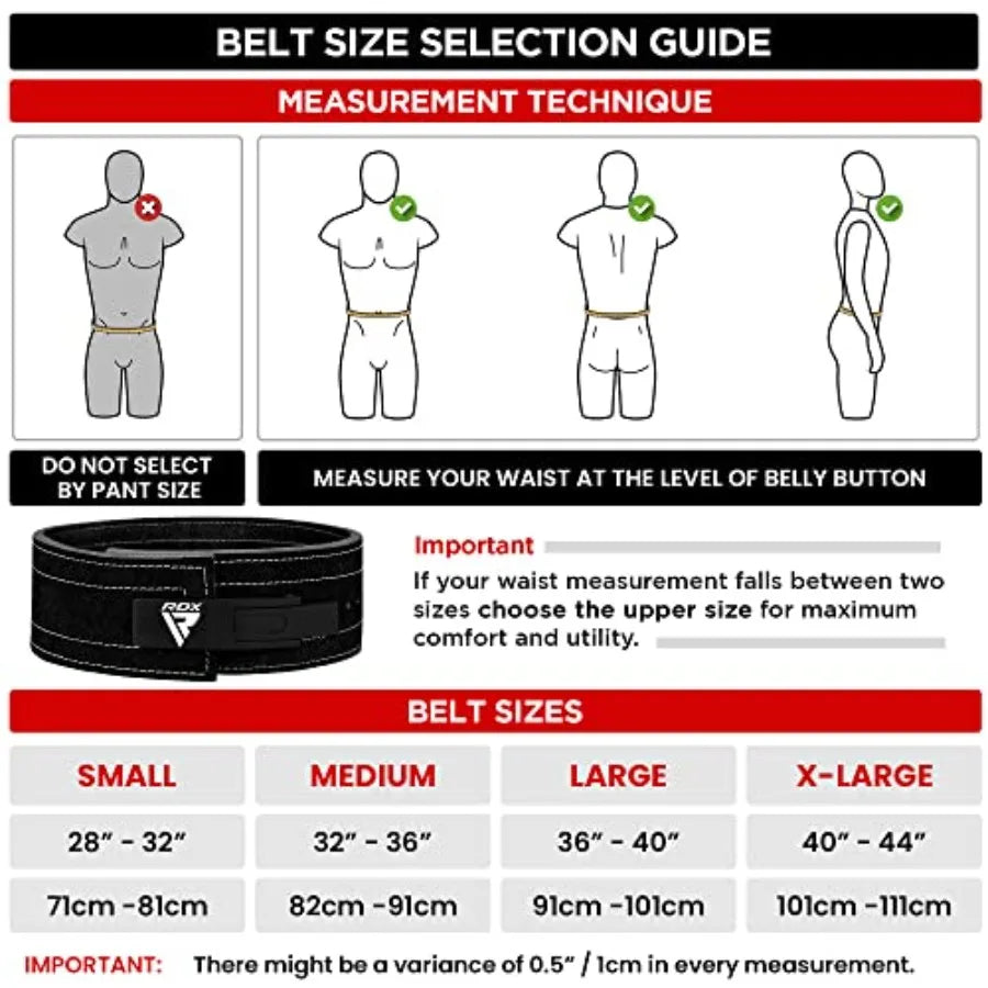 Weight Lifting Belt Powerlifting IPL USPA Approved Back Support Buckle