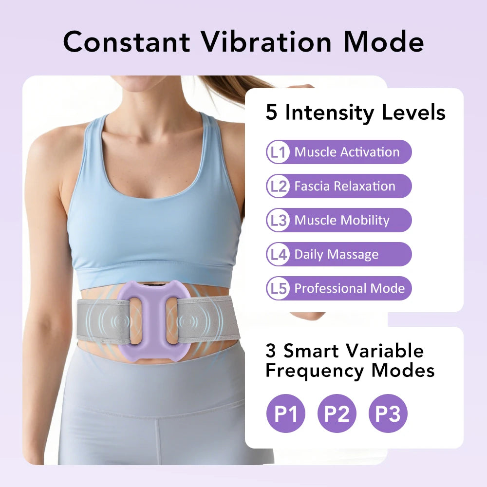Hailicare Electric Fascia Massager With Ergonomic Dual Ring Design