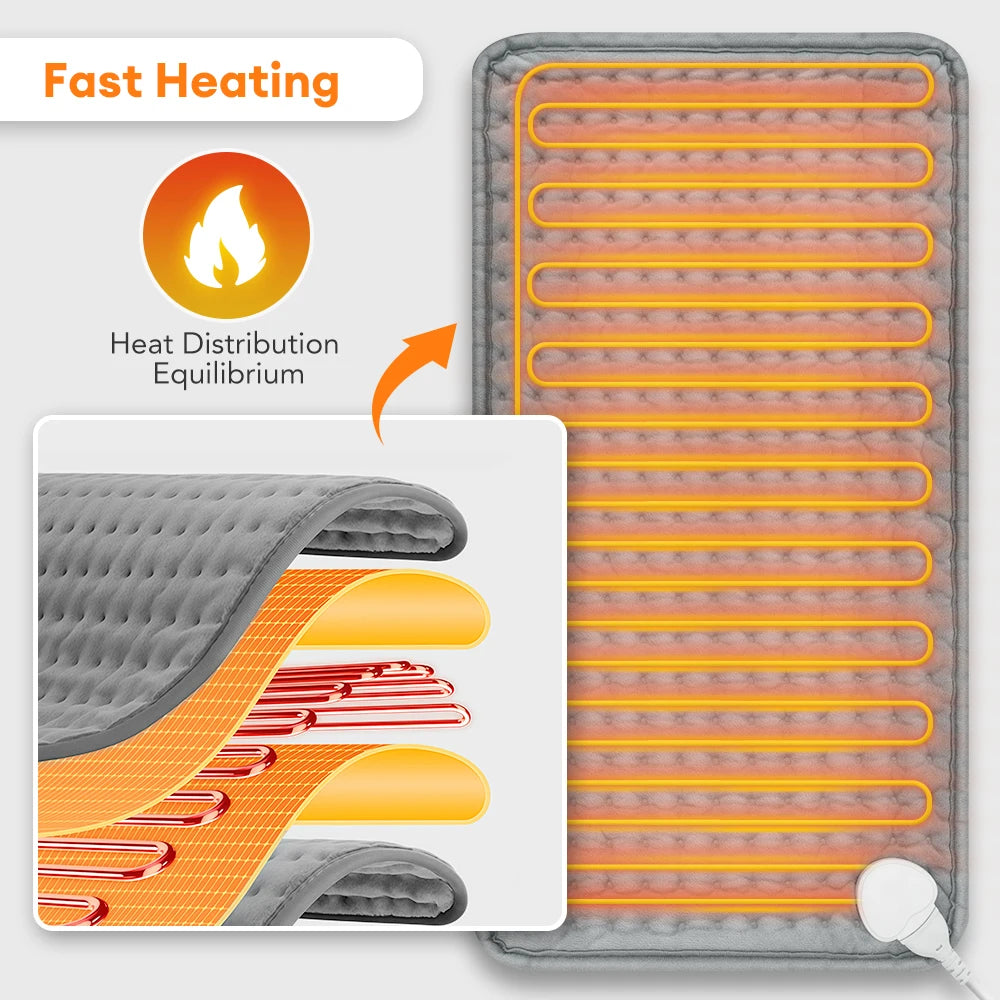 AFDEAL 9 Level 4 Mode Timer Electric Heating Pad Abdomen