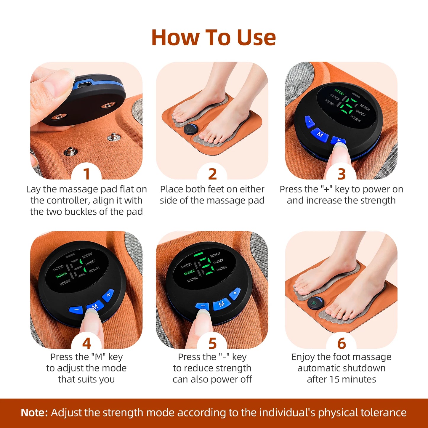 Foreverlily Smart Electric Foot Massager For Muscle Relief