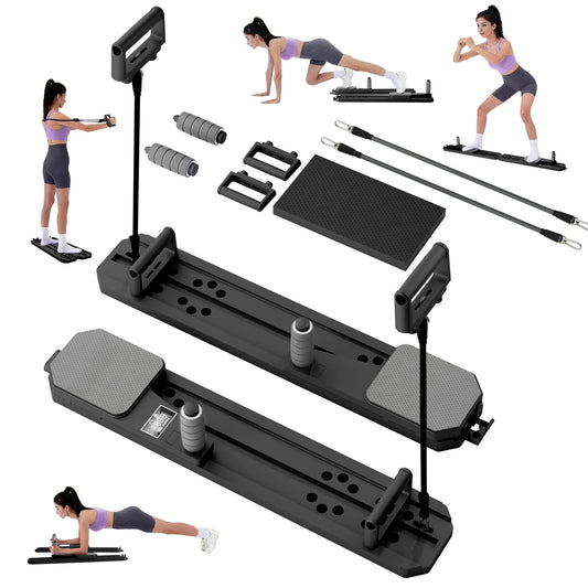 Portable Pilates Board With Ski Balance And Reps Timer