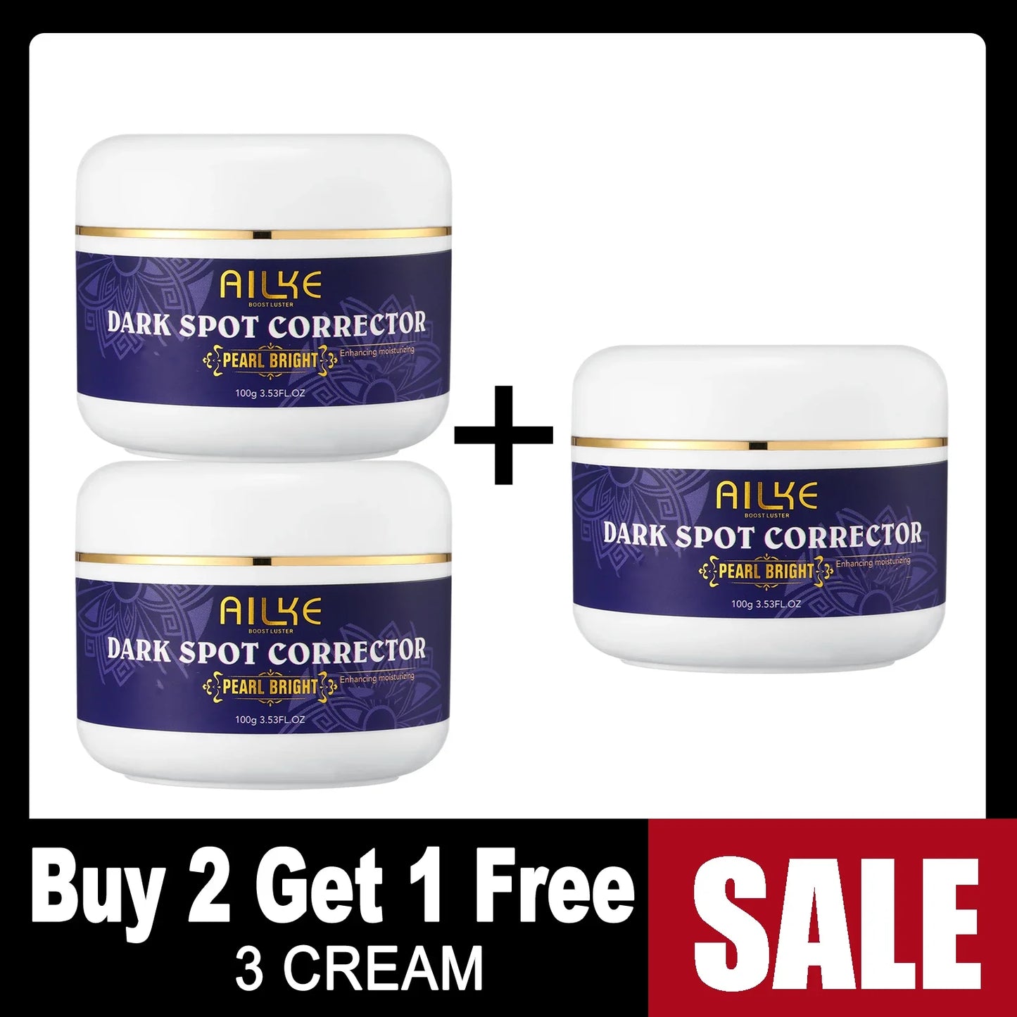 AILKE Dark Spot Correcting Cream For Face And Body Whitening