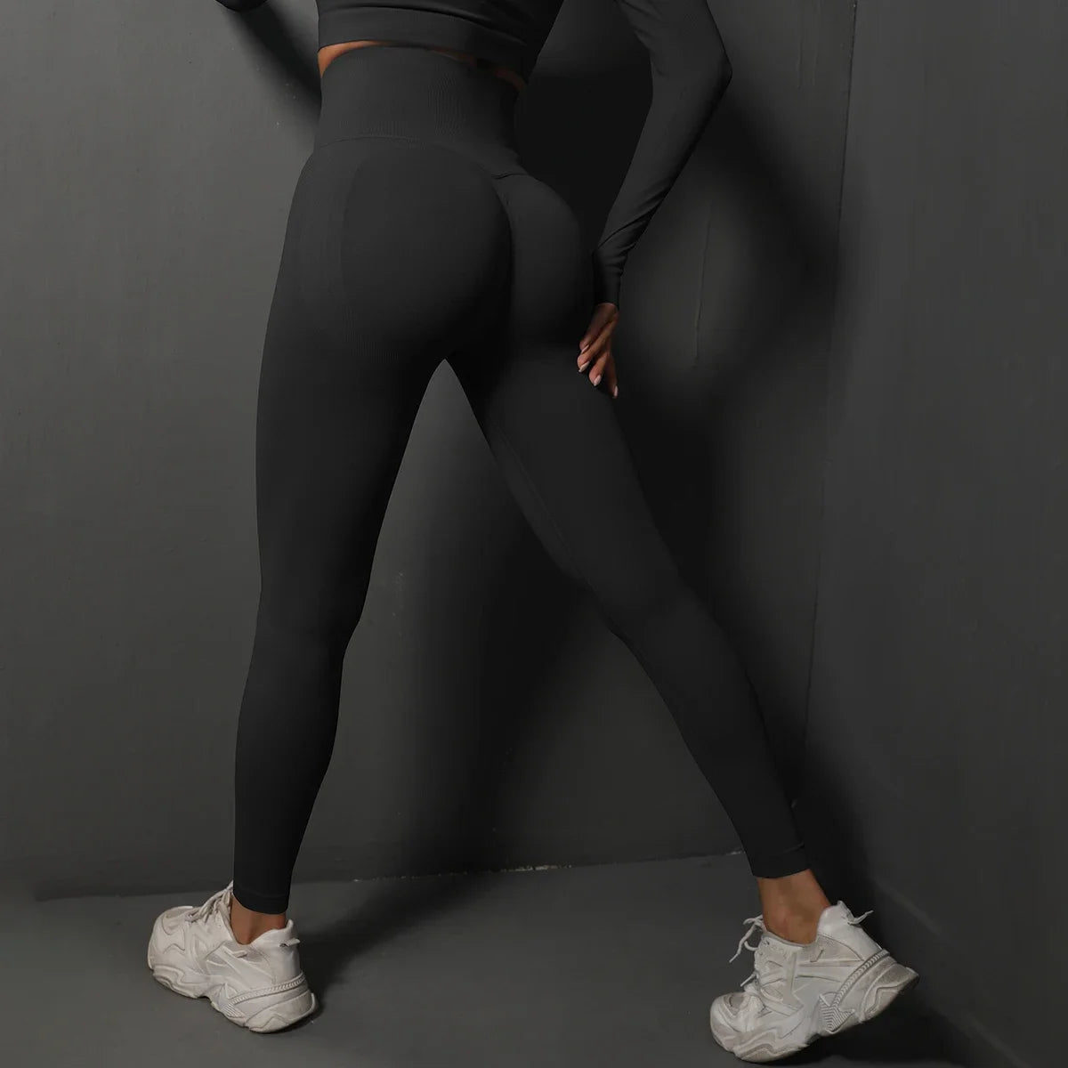 Hamidou Women Yoga Leggings High Waist Seamless Gym Pants