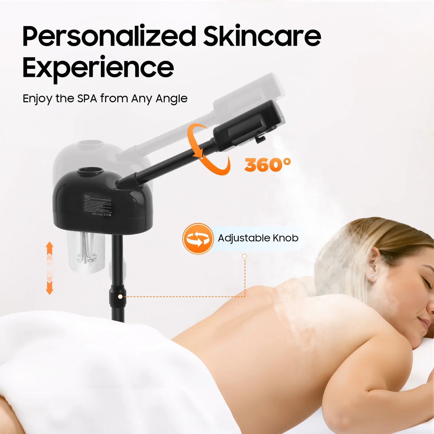 Professional Facial Steamer Floor Standing 800W US Plug